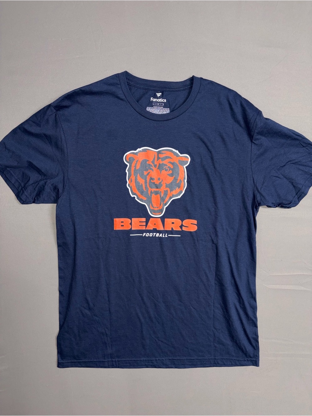 Fanatics Navy T-Shirt with Orange chicago Bears (NFL) Graphic
